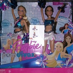 🌺🌺 NEW- BARBIE POM POM DIVAS- FLY GIRLS!!